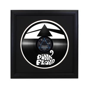Custom Pink Floyd Die Cut Record - Home Decor Retro Album Decor Wall Art 3D Art Dark Side of the Moon Roger Waters David Gilmour Money Time