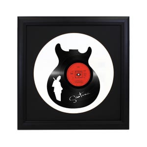 Custom Carlos Santana Die Cut Record - Home Decor, Retro Album Decor, Wall Art, 3D Music Art, Supernatural Black Magic Woman Europa
