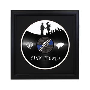 Custom Pink Floyd Die Cut Record - Home Decor Retro Album Decor Wall Art 3D Art Wish You Were Here Roger Waters David Gilmour Money Time