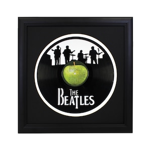 Custom The Beatles Die Cut Record - Rock N Roll, Home Decor, Retro Album Decor, British Invasion, 60s Rock, John Lennon, Paul McCartney
