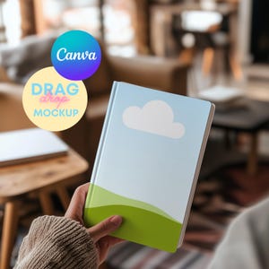 Hardcover Journal Mockup 1 | Printify Ruled Line Journal Matte | Journal Mock up | Canva Template | Drag and Drop