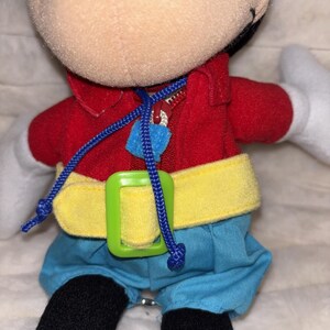 Peluche educativo vintage de Mickey Mouse de Disney para disfrazarse, 1990 imagen 3