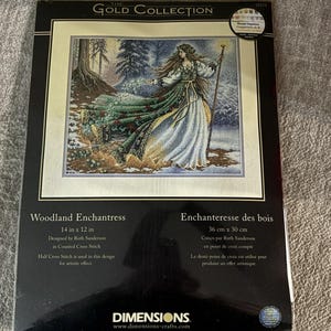 Dimensions Gold Collection Woodland Enchantress Cross Stitch Kit 14x12 MPN 35173