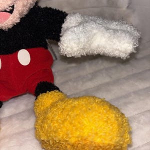 Vintage Mickey Mouse Cuddle Up 14" Plush Stuffed Animal Toy 1999 Fisher Price image 4