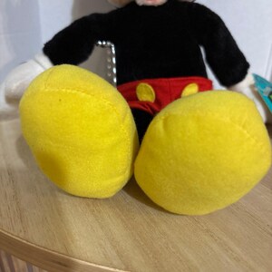 Vintage 1990-tals Musse Pigg Applåder plysch 30 cm Klassisk Musse Pigg bild 7