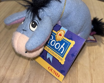 Vintage Disney Gund EEYORE Winnie The Pooh 100 Acre Collection Plush with TAG