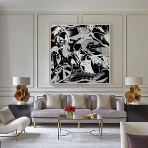 Shoes Black and White collage Pop Art Warhol Style Print image 3