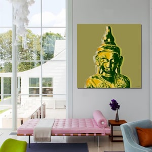 Thai Buddha Pop art - Andy Warhol style print