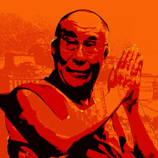 Pop Art #2 de Sa Sainteté le Dalaï-Lama