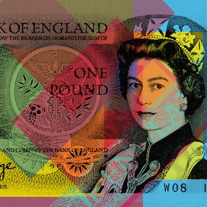 BANK OF ENGLAND ELIZABETH II CRISPY ONE POUND NOTE IN PRISTINE CONDITION -  For Sale, Buy Now Online - Item #706499