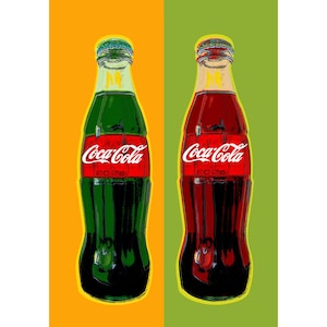 Coca Cola Pop Art Warhol style giclee print