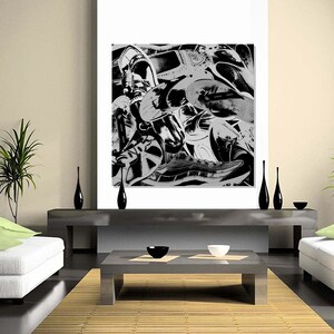Shoes Black and White collage Pop Art Warhol Style Print image 6