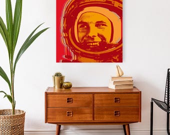 Impresión giclée de Yuri Gagarin Pop Art