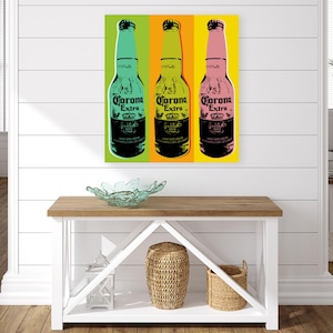 Corona beer Pop Art Warhol style print