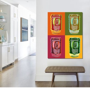 Foster&#39;s Lager Pop Art Warhol style print