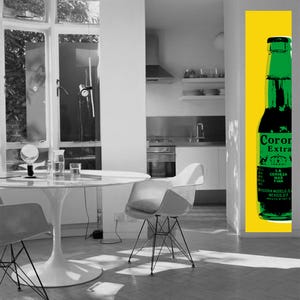 Corona beer Pop Art print - 15 x 72