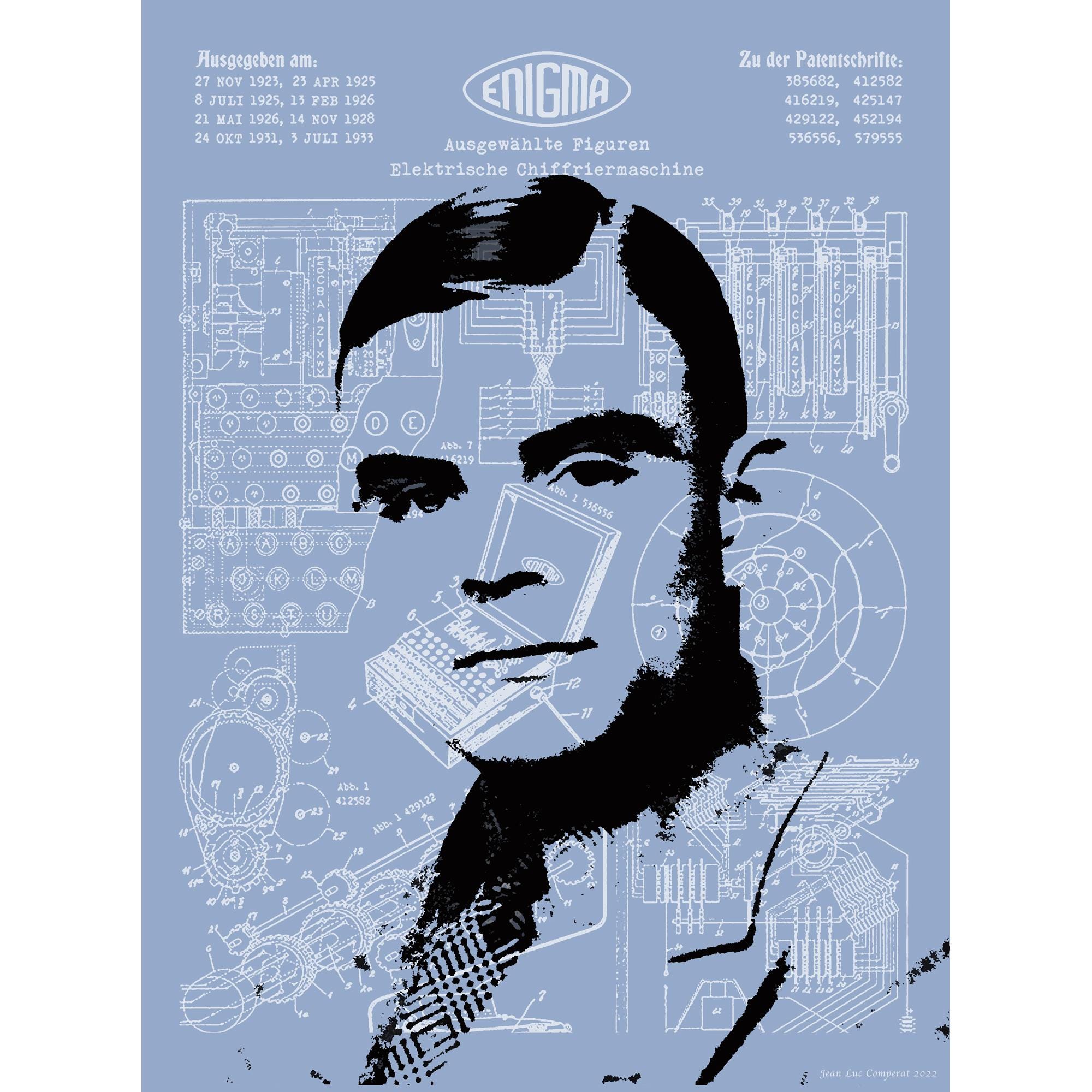 Alan Turing Enigma Machine - Etsy