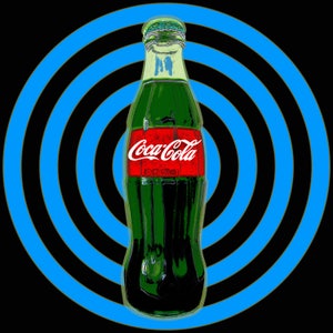 Coca Cola bottle Pop Art Warhol style giclee print.