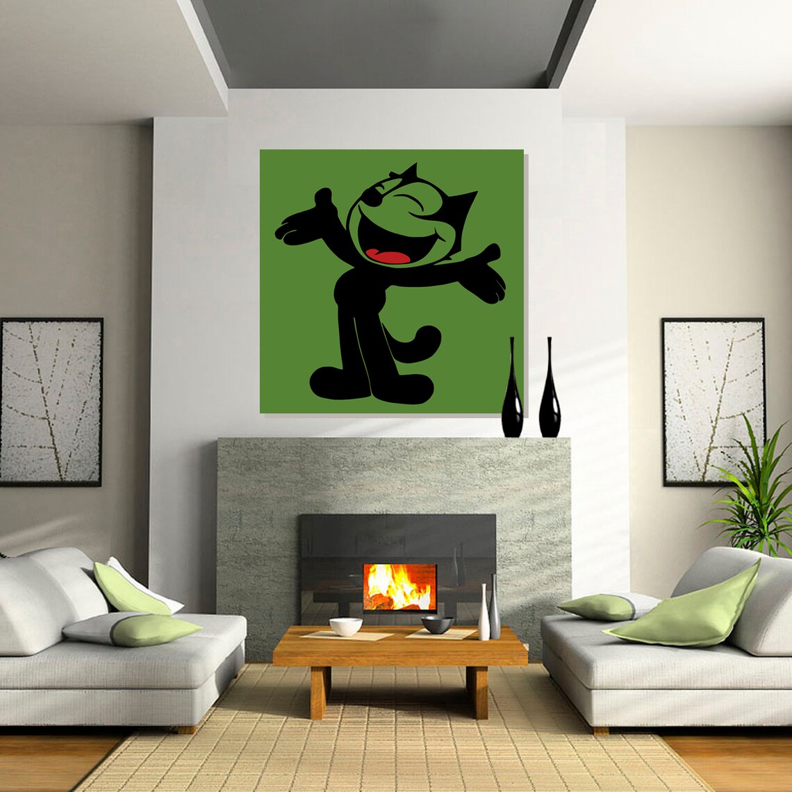 Felix The Cat Pop Art print Etsy
