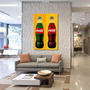 Coca cola Pop Art Warhol style print