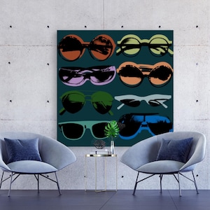 Sunglass Pop Art Warhol style giclee print