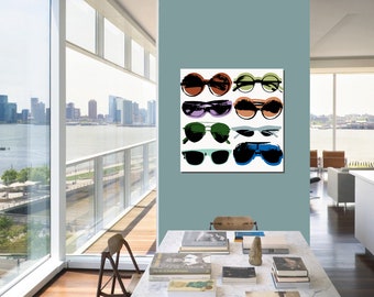 Sunglasses Pop Art Warhol style print