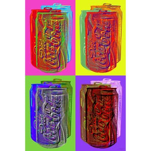 Diet Coke Pop Art Warhol style giclee print.