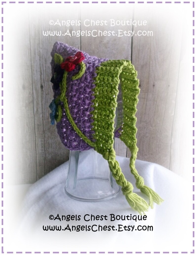 Crochet PIXIE BONNET Hat PDF Pattern Sizes Newborn to Adult | Etsy