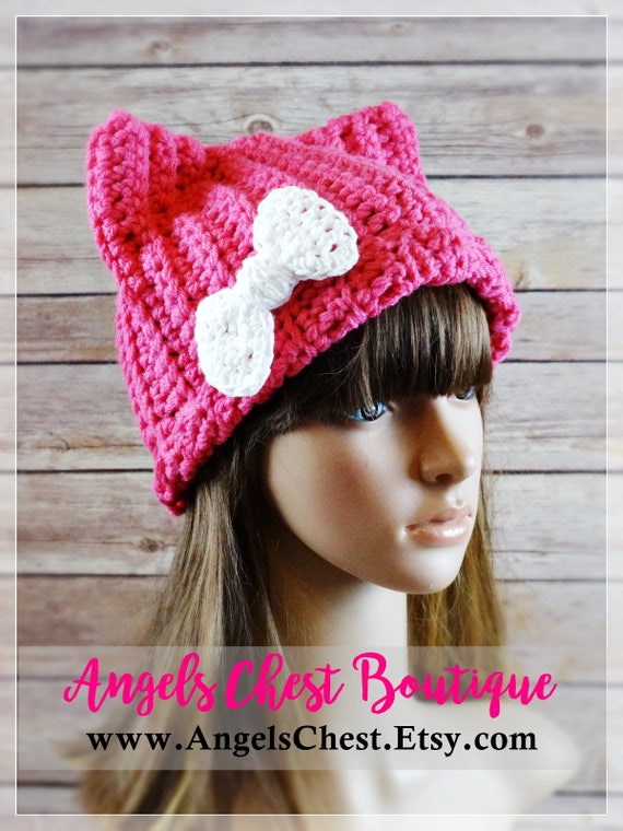 Pussycat Hat Pattern Crochet Pattern 