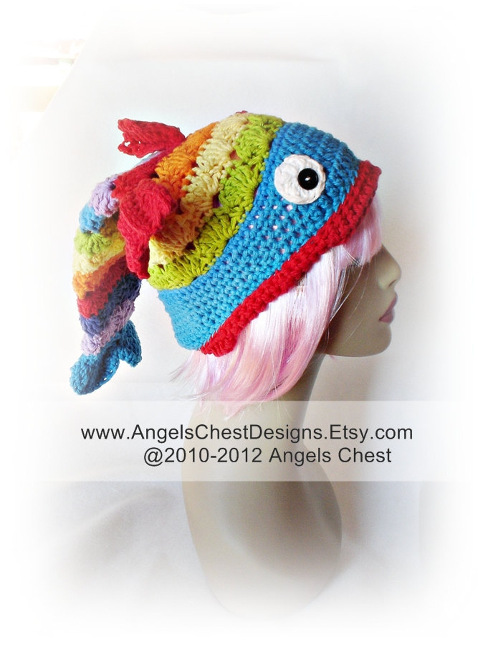 FISH HAT PDF Crochet Tutorial Pattern Something is Fishy Etsy