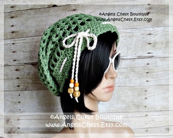 Crochet Sunny Slouchy Hat PDF Pattern Sizes Preteen to Adult Boutique Design - No. 63 by AngelsChest