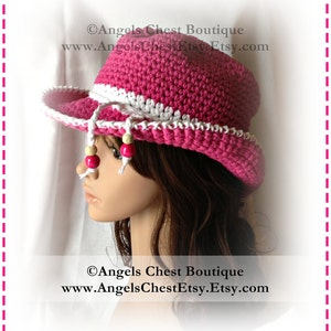 COWBOY Crochet Hat Pattern Size Newborn to Adult Boutique Design No. 53 by AngelsChest image 4