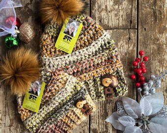 Create a Mommy and Me Set, Winter Mommy and Me Hat Set  display picture 1