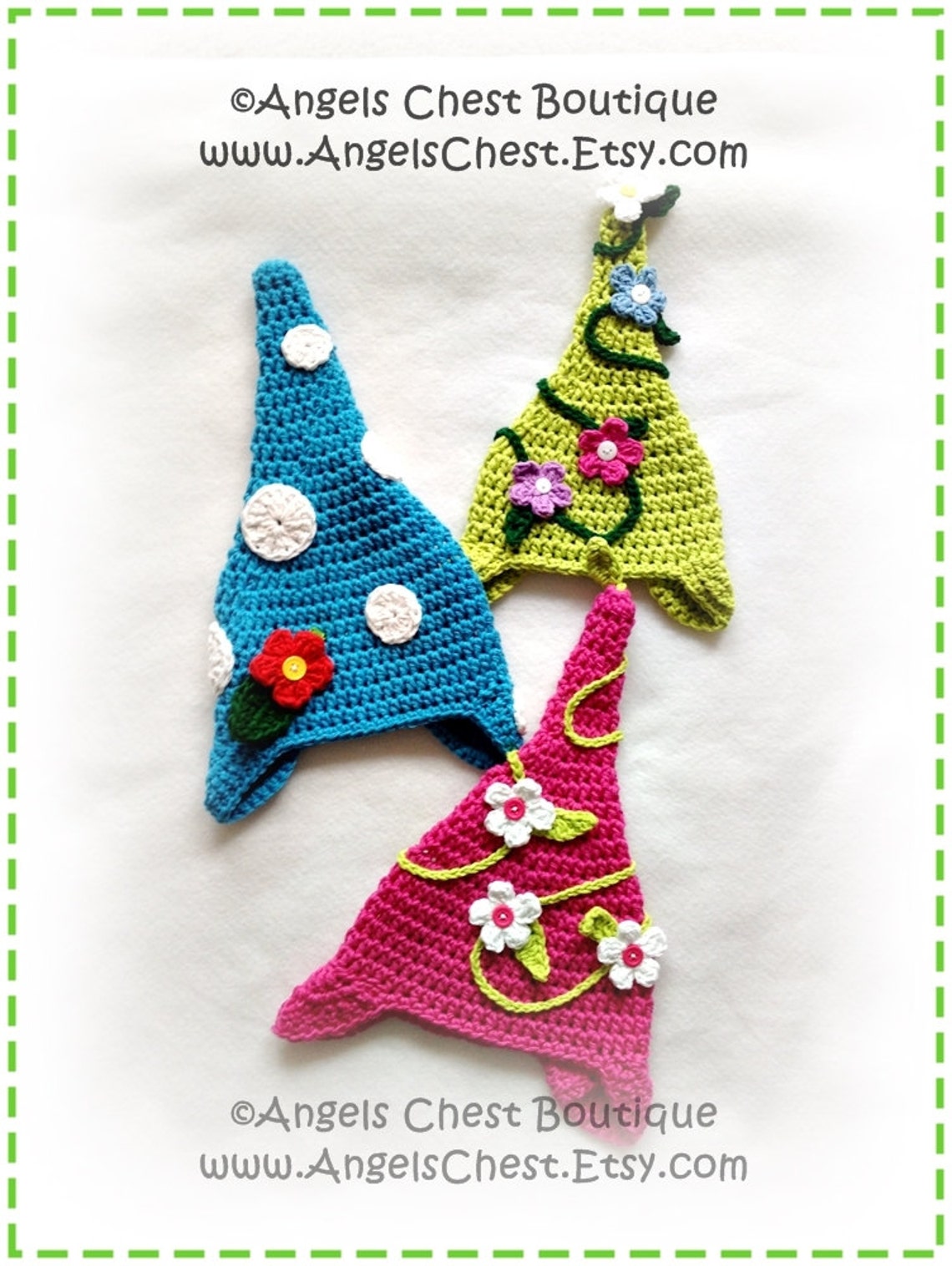 Crochet GARDEN GNOME Hat PDF Pattern Sizes Newborn to Adult - Etsy