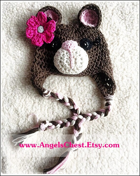 Crochet Bebe Oso Gorro De Sombrero Foto Prop Tamanos Etsy