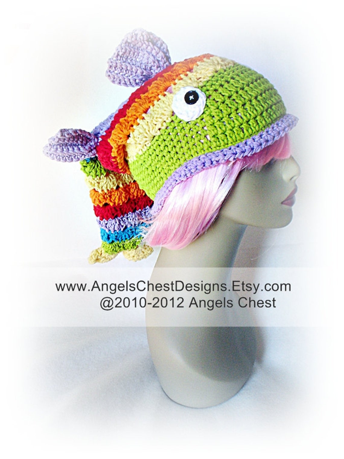 FISH HAT PDF Crochet Tutorial Pattern Something is Fishy Etsy