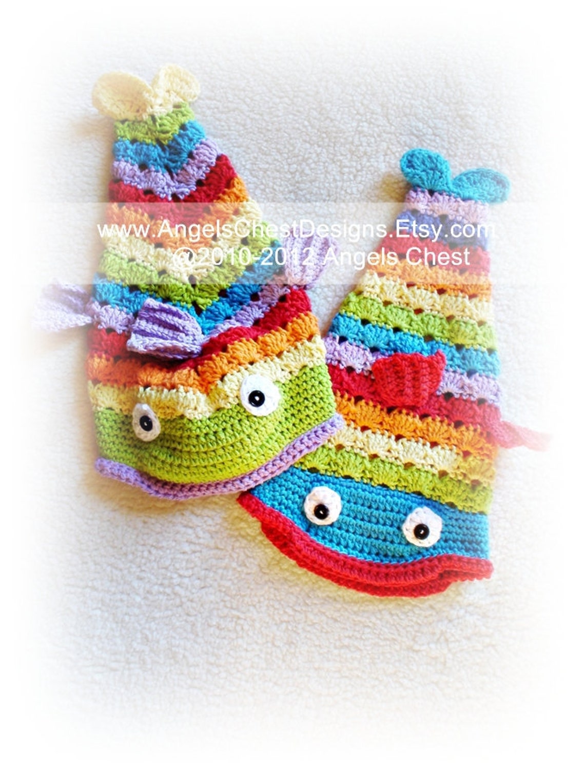 FISH HAT PDF Crochet Tutorial Pattern Something is Fishy Etsy