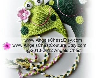 You are Toad-lly Cute Frog Hat Prop Photography Boy and Girl Sizes Newborn to Adult by AngelsChest PDF Crochet Tutorial Pattern No. 25