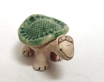 Turtle Small Stoneware Handmade