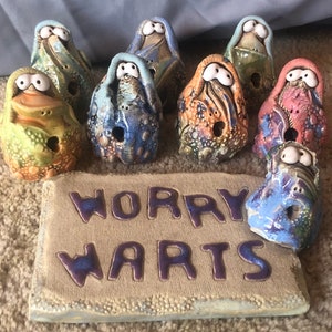 Worry Wart Deluxe Handmade Stoneware
