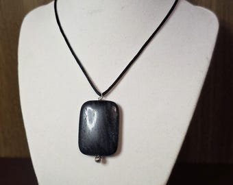 Dumortierite Stone Pendant: Mental Clarity & Focus