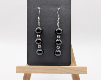Obsidian Earrings: Maya Culture Spiritual Jewelry