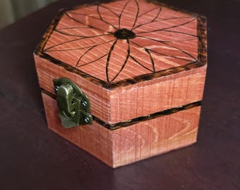 Assyrian Chamomile Flower Jewlery Box