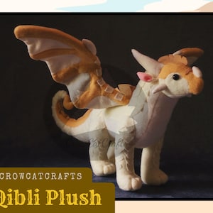 Qibli Plushie Wings of Fire -CrowCatCrafts