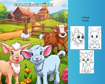 Land und Meertiere Malbuch | Lustige Wildtier-Aktivität für Kinder und Erwachsene | Meeresbewohner | _Pädagogische Malseiten._