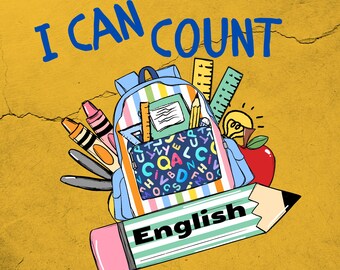 Livro de colorir números de 0 a 50 | Aprenda a contar e soletrar | Imprimível educacional para crianças | Atividade para pré-escola e jardim de infância | Número para colorir