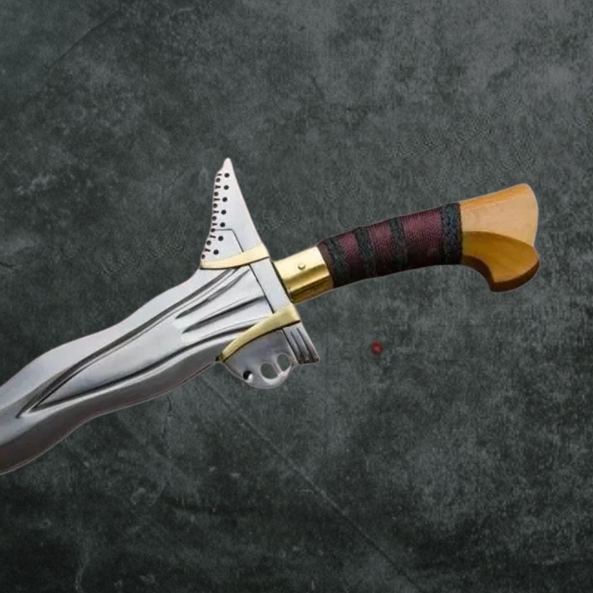 Hand Forged D2 Steel Sword, Philippine Sword , Sword With Rose Wood Scabbard  ,Gift For Father , Best Gift For Him , Best Birthday Gift