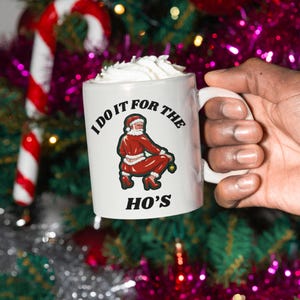 Dirty Santa Gifts, Sexy Santa, Sexy Christmas Gift, Naughty Gag Gift, Santa Mug, Santa Clause Mug, Funny Christmas Gift, Christmas Mug,Kinky