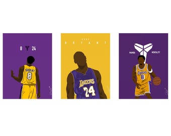 Kobe Bryant Posters (3 Pack)