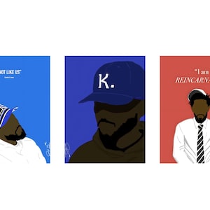 Kendrick Lamar Posters (3 Pack)